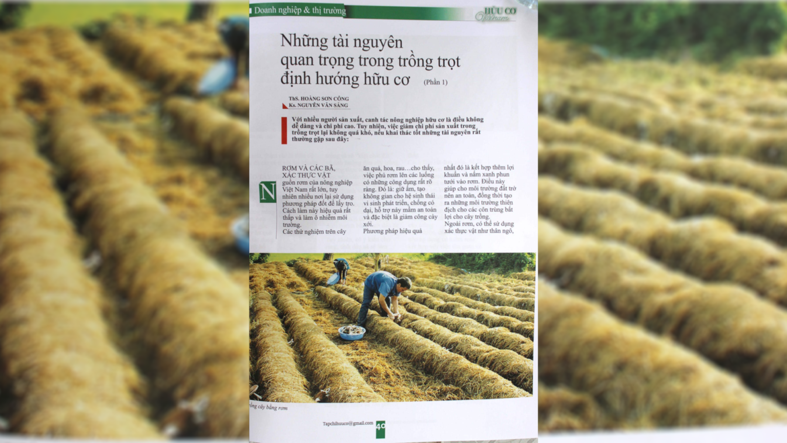 Những tài nguyên quan trọng trong trồng trọt định hướng hữu cơ (Phần 01)