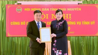 Hội Nông dân tỉnh Thái Nguyên có tân Chủ tịch