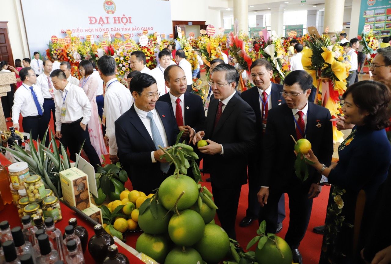 Triển lãm hình ảnh và trưng bày nông sản tại Đại hội đại biểu toàn quốc Hội NDVN lần thứ VIII
