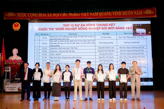 Chế tạo máy hàn tự động, sinh viên Học viện Nông nghiệp Việt Nam giành giải Nhất cuộc thi khởi nghiệp