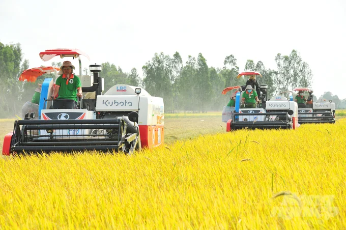 Hỗ trợ chuyển đổi trên 200.000ha lúa phát thải thấp tại ĐBSCL