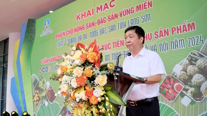 Khai mạc phiên chợ đưa nông sản vùng cao xuống Thủ đô