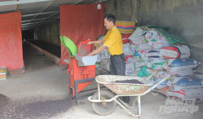 Thanh niên Bình Phước đam mê sáng tạo Biến thứ bỏ đi thành phân bón hữu cơ chất lượng