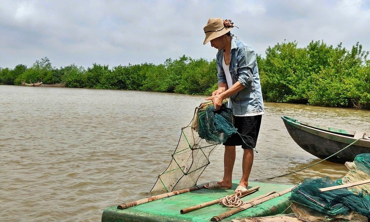 Nuôi tôm theo con nước rừng ngập
